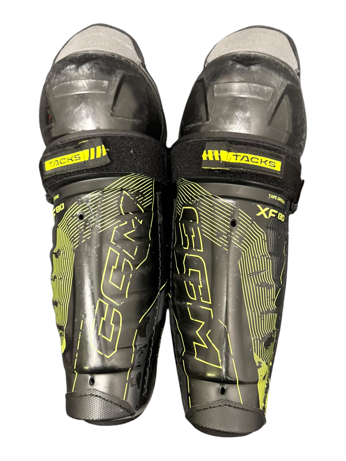 CCM XF80 Junior Ice Hockey Shin Pads – 11”
