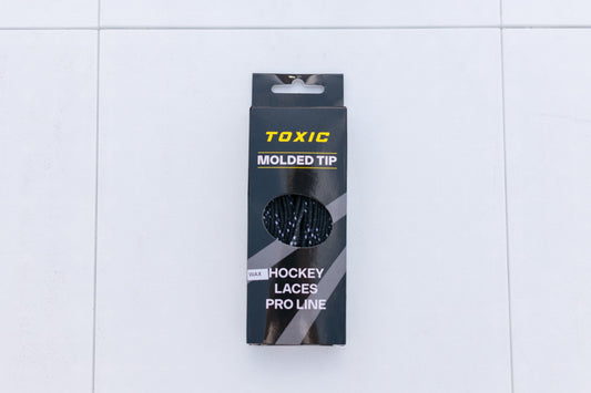 Toxic Hockey Ice Hockey Skate Laces Black 84” to 120” Durable