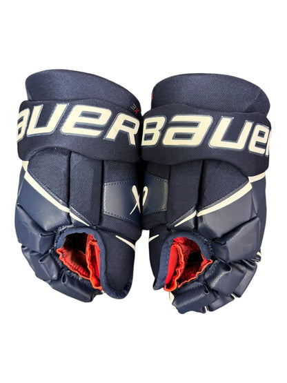 Bauer Vapor 3X Intermediate Ice Hockey Gloves – Navy, 13”