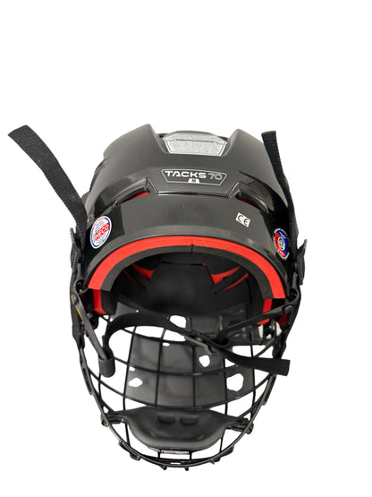 CCM Tacks 70 Senior Ice Hockey Helmet – Medium – Black – Used