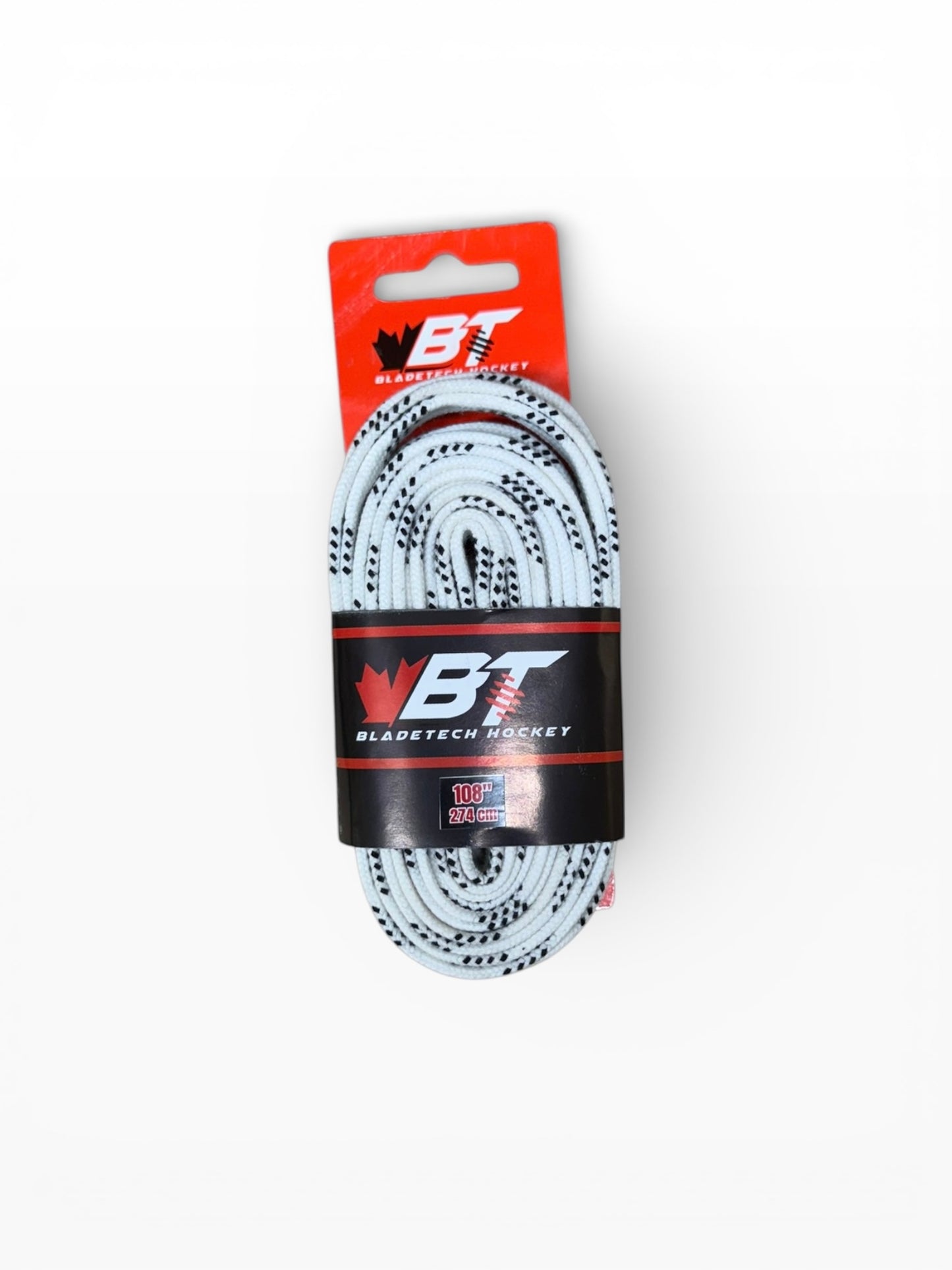 Bladetech Hockey Waxed Ice Hockey Laces White