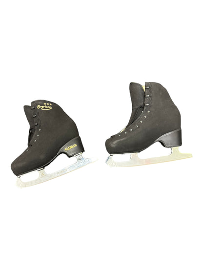 Edea Overture Youth Figure Skates Black Size 12 (200)