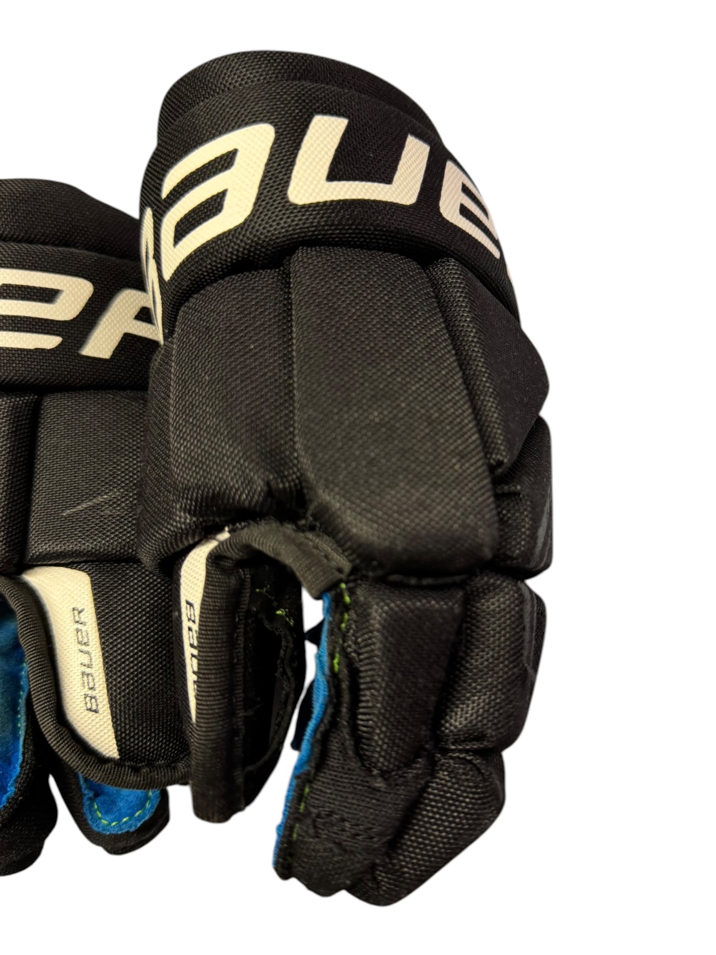Bauer X S24 Youth Ice Hockey Gloves – 9” – Black/Blue – Used