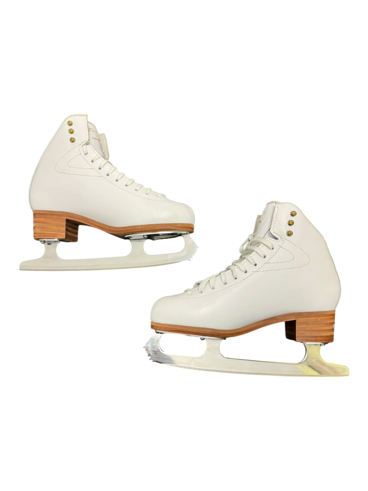 Jackson Finesse Figure Ice Skates – White, Size 7.5