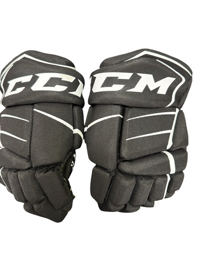 CCM FT350 Junior Ice Hockey Gloves – Black, 11”