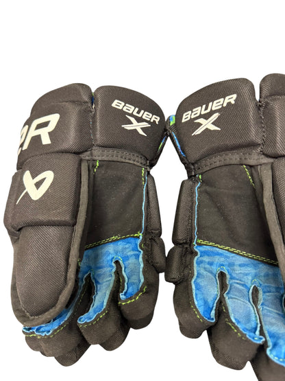 Bauer X S24 Junior Ice Hockey Gloves – 10” – Black