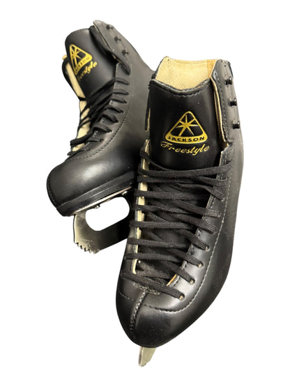 Jackson Freestyle Figure Ice Skates – Black, Size 1.5
