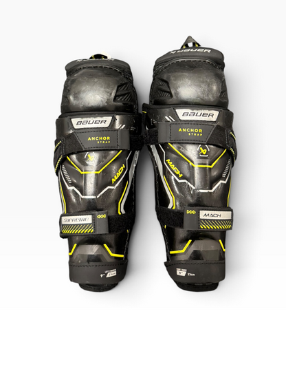 Bauer Supreme Mach Youth Ice Hockey Shin Pads – 9”