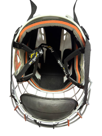 Hejduk Senior Ice Hockey Helmet M/L Silver Cage