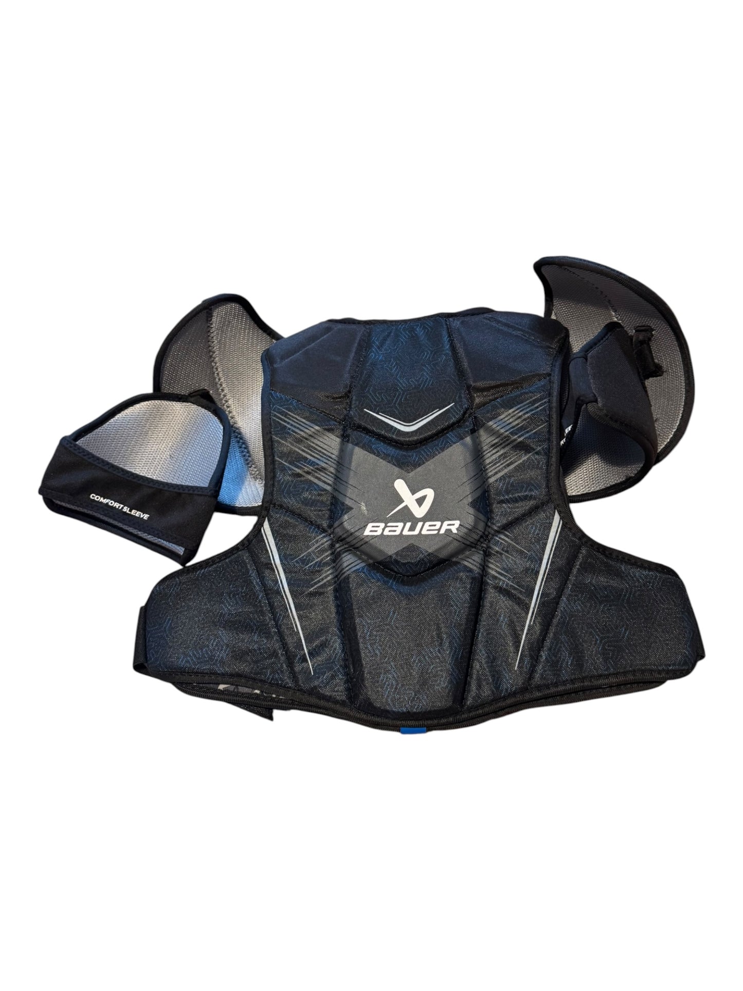 Bauer X S24 Senior Ice Hockey Shoulder Pads – Medium – Black – Great Condition