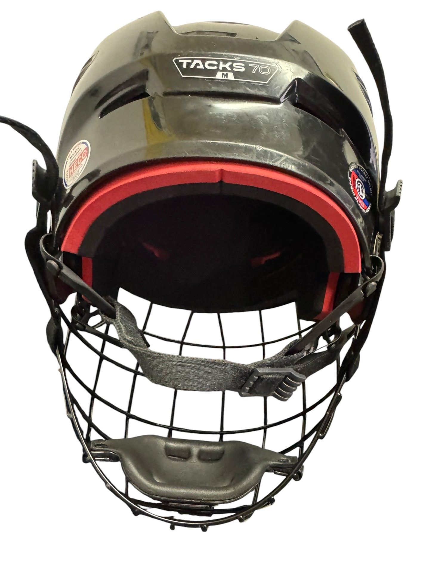 CCM Tacks 70 Ice Hockey Helmet Medium Black