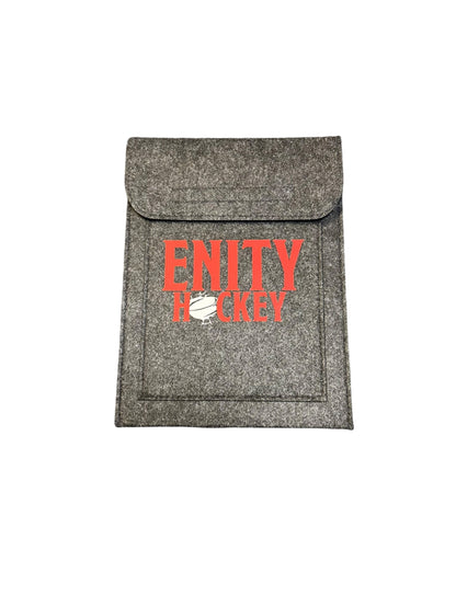 Enity Hockey IPad Felt Sleeve Black