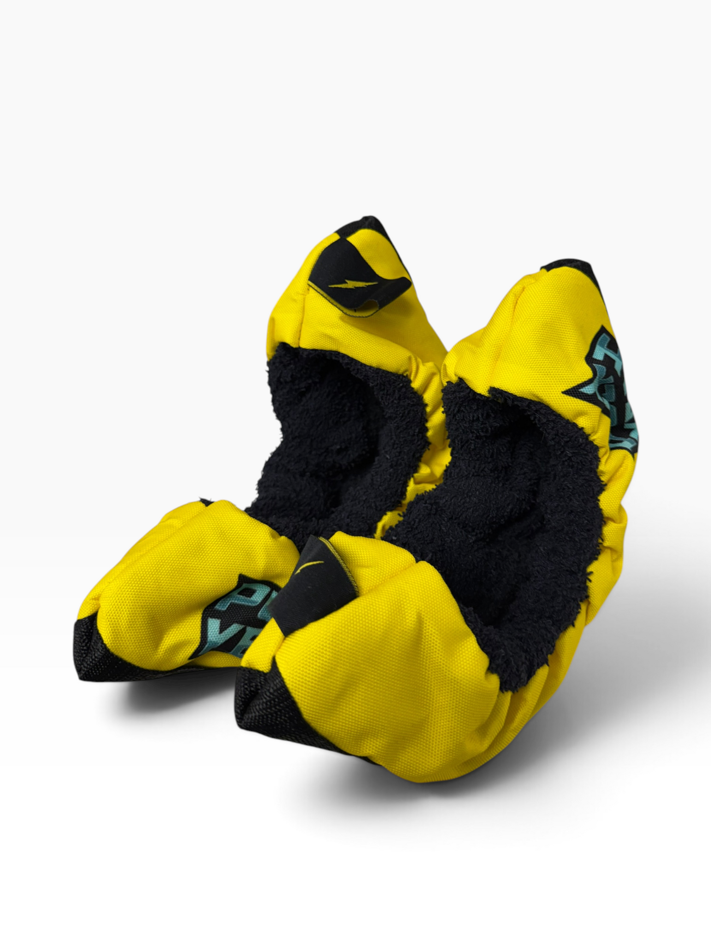 Puck Yeah Ice Hockey Fabric Skate Guards – Yellow – Junior & Senior