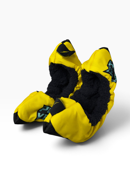 Puck Yeah Ice Hockey Fabric Skate Guards – Yellow – Junior & Senior