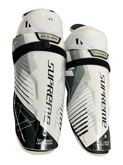 Bauer Supreme Elite Ice Hockey Shin Pads – 14”