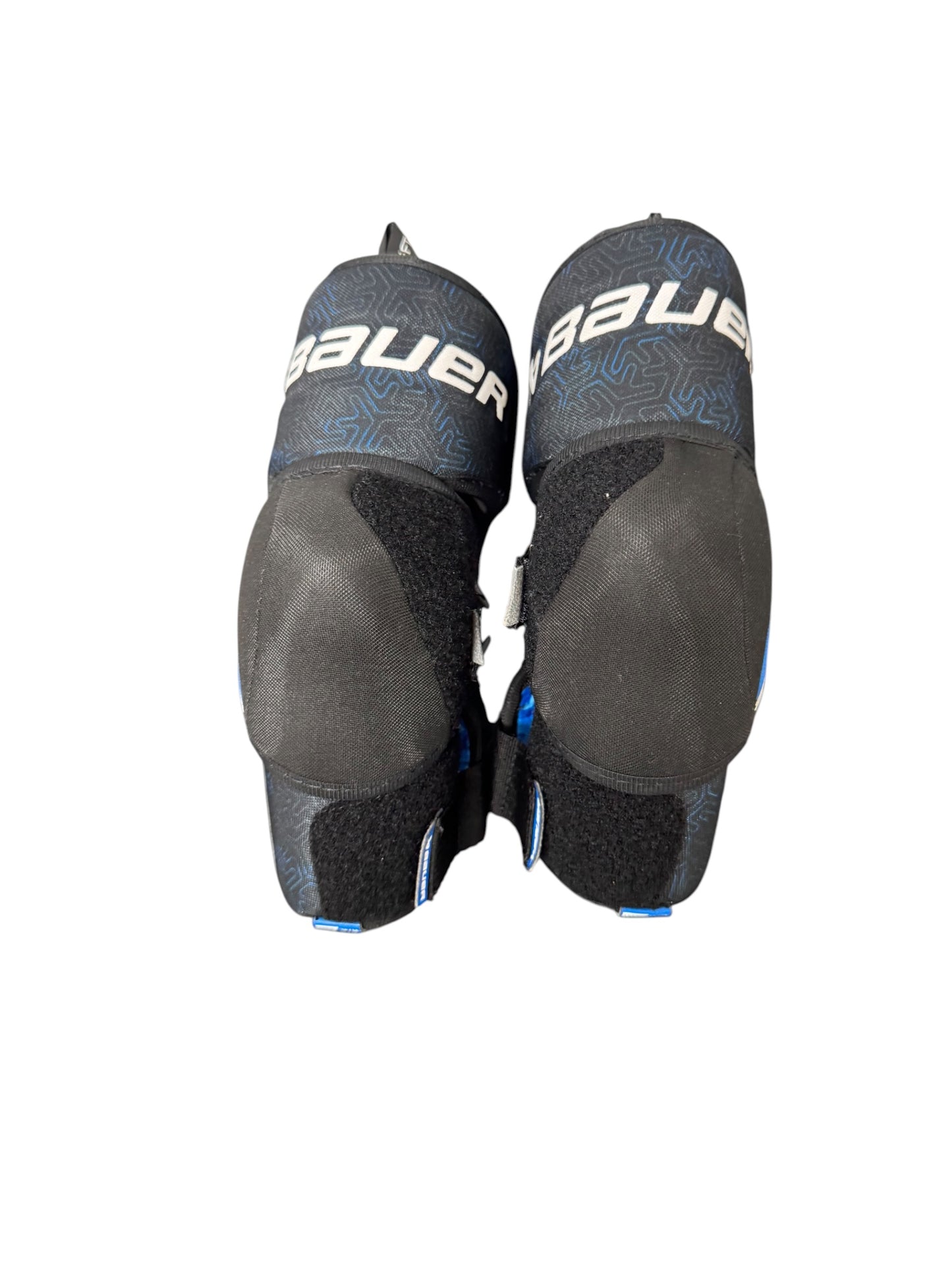Bauer X S24 Intermediate Ice Hockey Elbow Pads – Medium – Black/Blue – Used