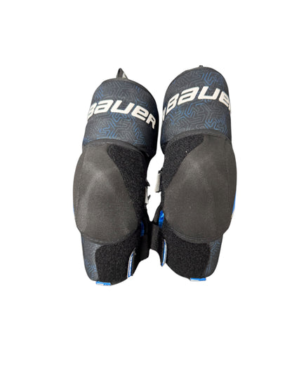 Bauer X S24 Intermediate Ice Hockey Elbow Pads – Medium – Black/Blue – Used