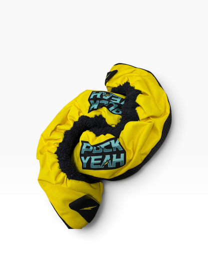 Puck Yeah Ice Hockey Fabric Skate Guards – Yellow – Junior & Senior