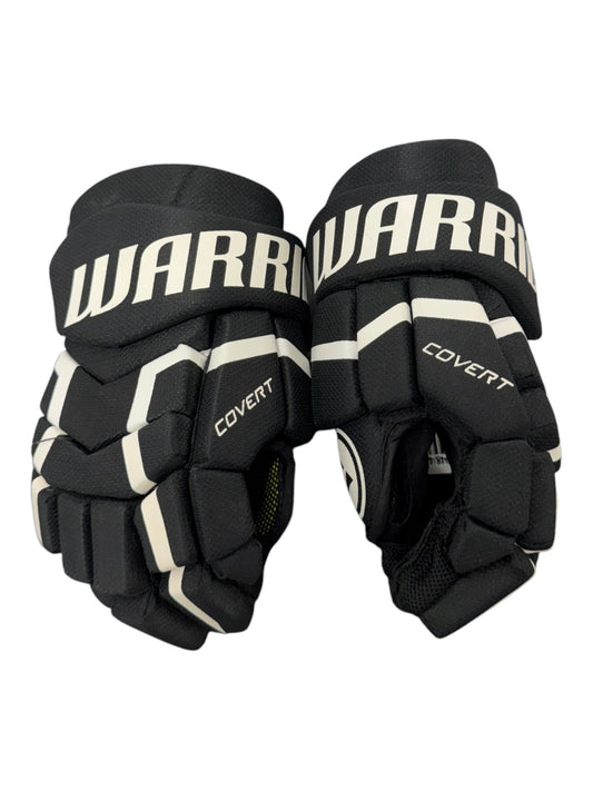 Warrior Covert Junior Ice Hockey Gloves – 10” – Black – Used