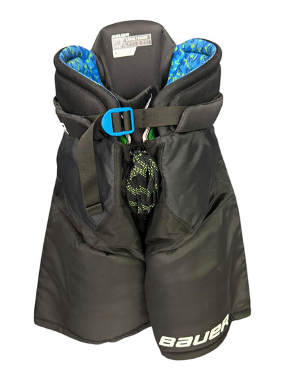Bauer X S24 Junior Ice Hockey Shorts – Large – Black/Blue – Used