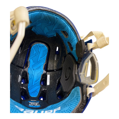 Bauer Re-Akt 65 Senior Ice Hockey Helmet Blue Excellent condition