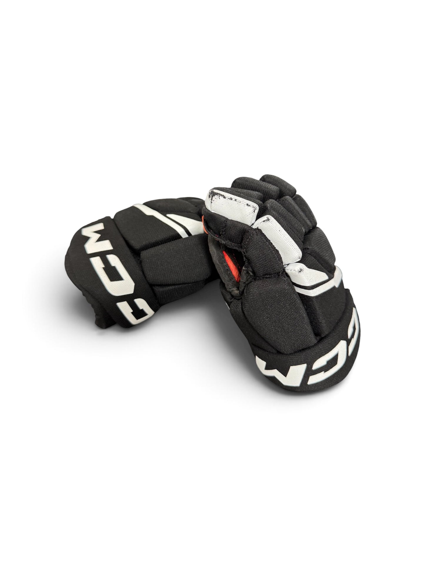 CCM NEXT Youth Ice Hockey Gloves 9” Black/Red Used