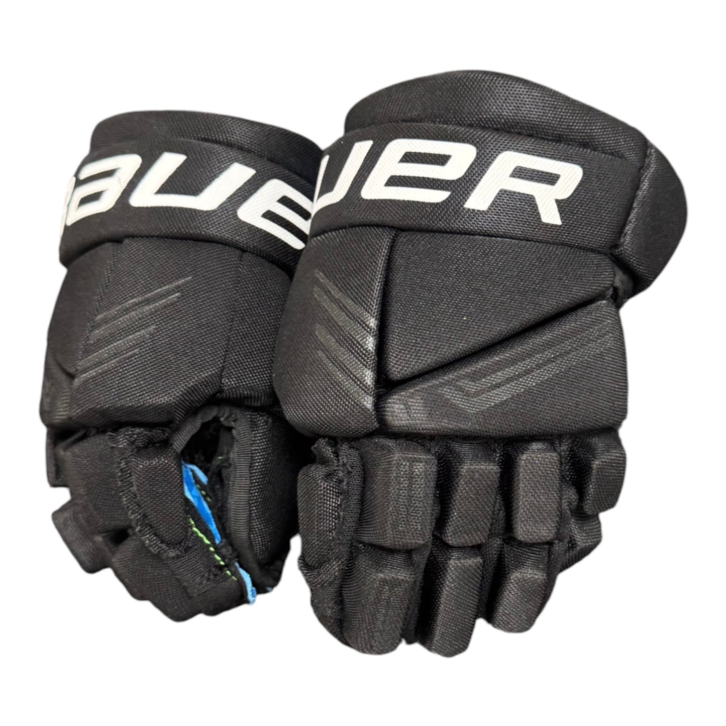 Bauer X S24 Youth Ice Hockey Gloves – 8” – Black/Blue