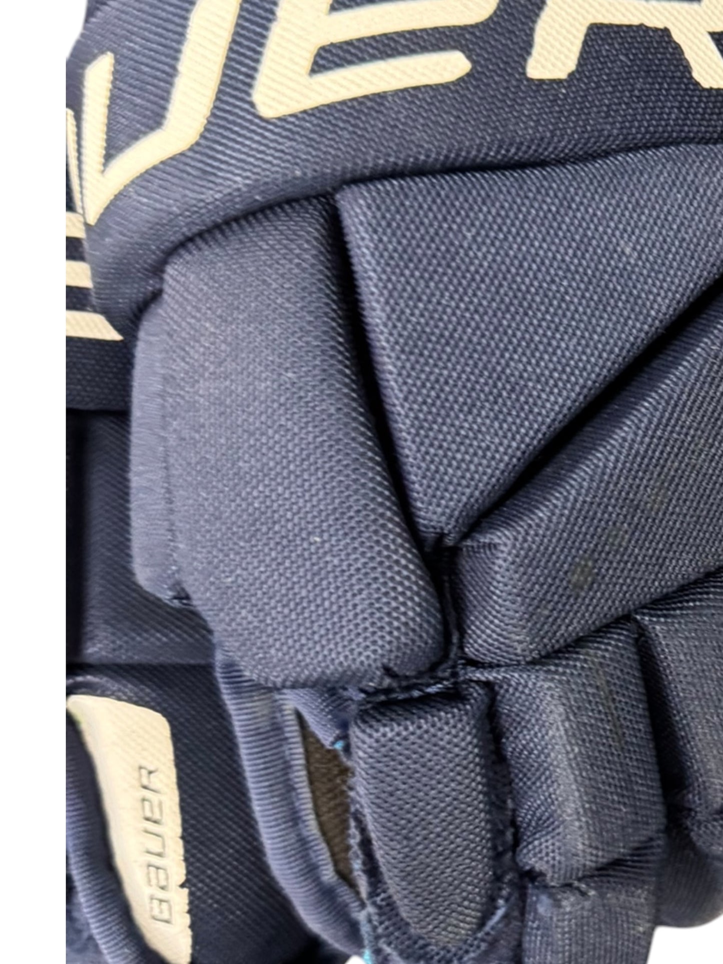 Bauer X S24 Youth Ice Hockey Gloves 9” Navy Blue Used