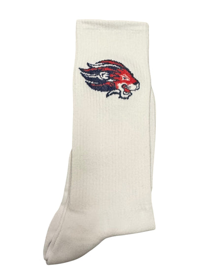 GB Ball Hockey Gym Socks – White – One Size