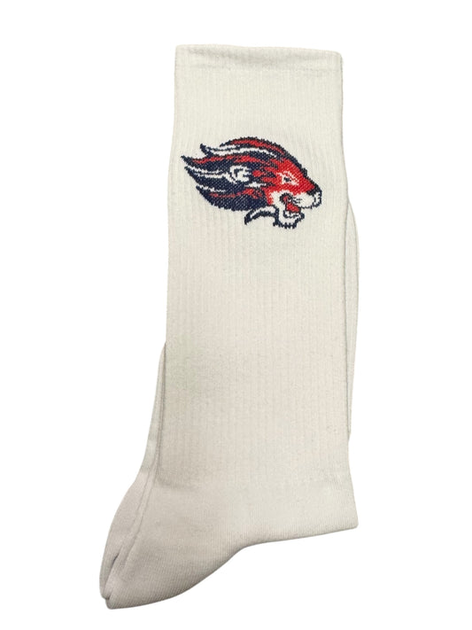 GB Ball Hockey Gym Socks – White – One Size