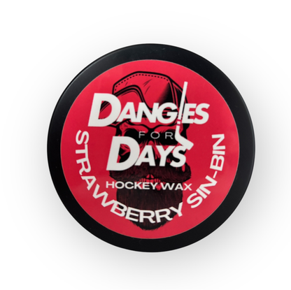 Dangles for Days Strawberry Sin-Bin Ice Hockey Wax