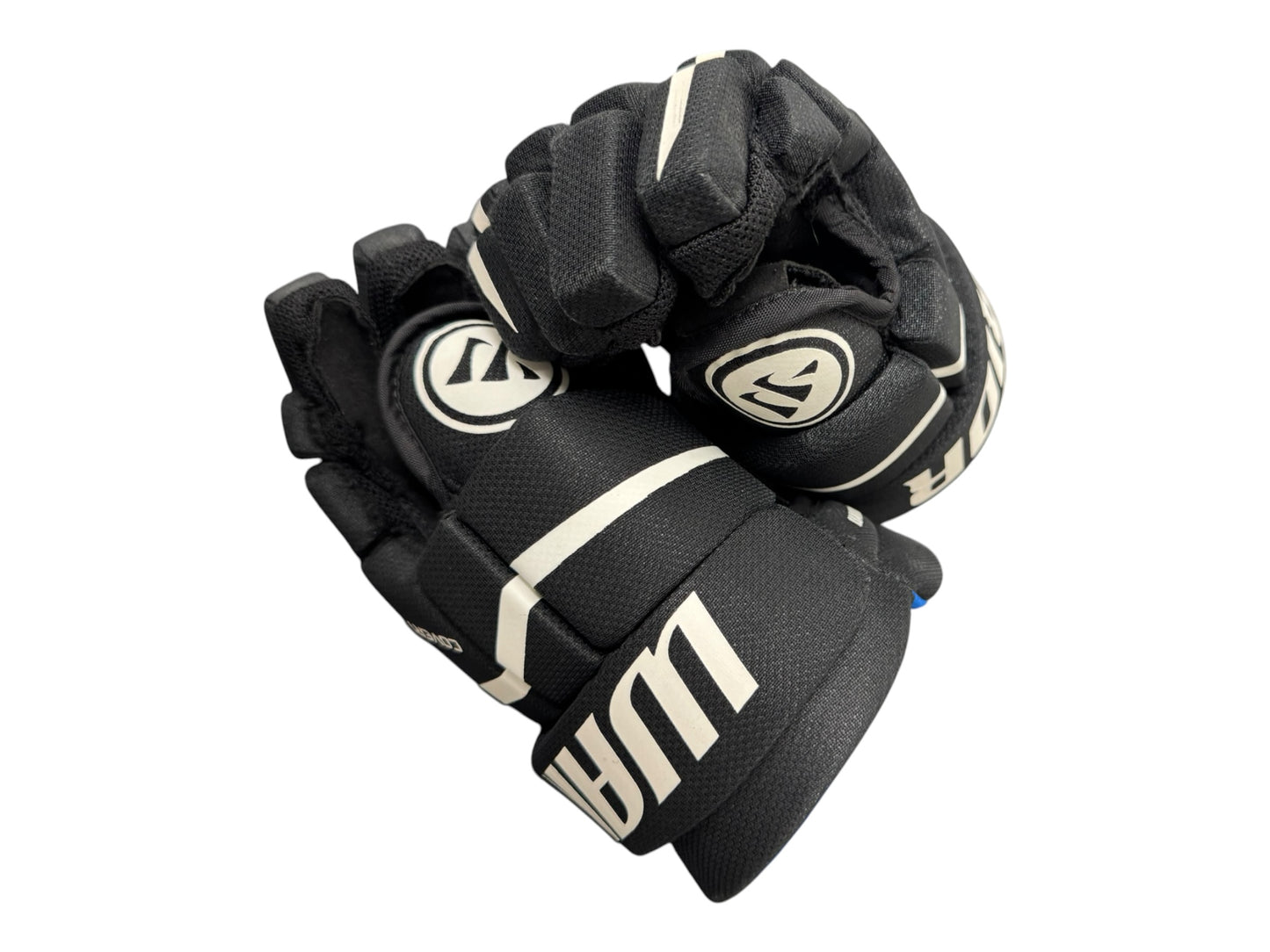 Warrior Covert Junior Ice Hockey Gloves – 10” – Black – Used