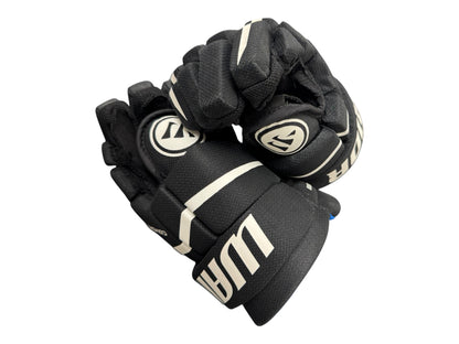 Warrior Covert Junior Ice Hockey Gloves – 10” – Black – Used