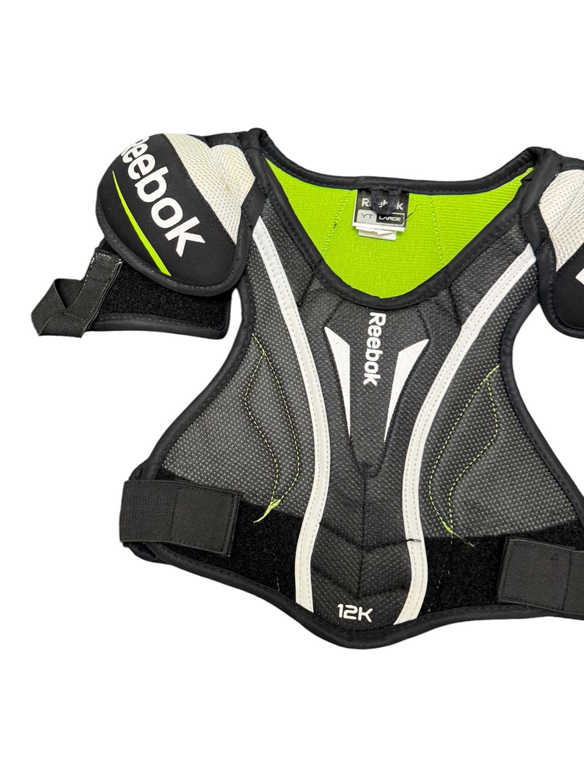 Reebok 12K Youth Ice Hockey Shoulder Pads – Large