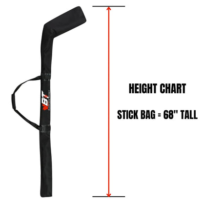 Bladetech Hockey Stick Bag – Durable Stick Bag for Players & Goalies