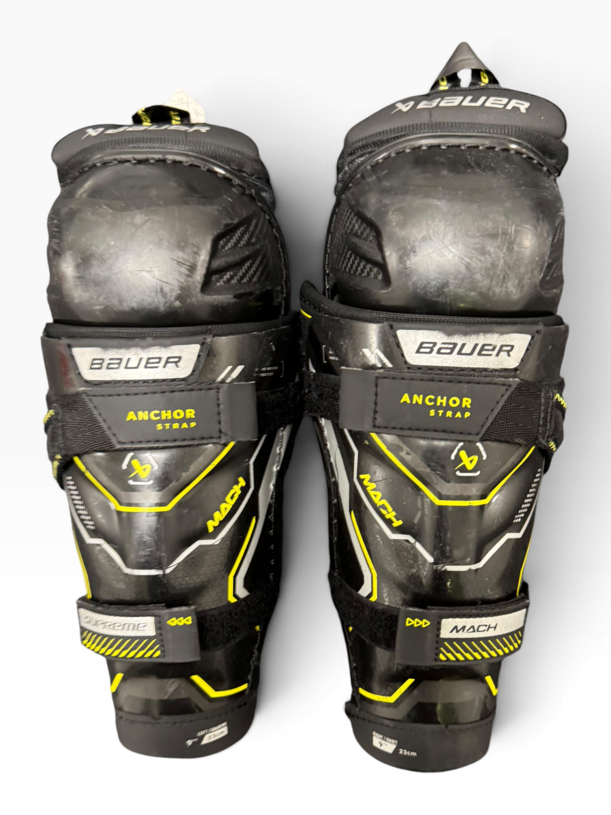 Bauer Supreme Mach Youth Ice Hockey Shin Pads – 9”