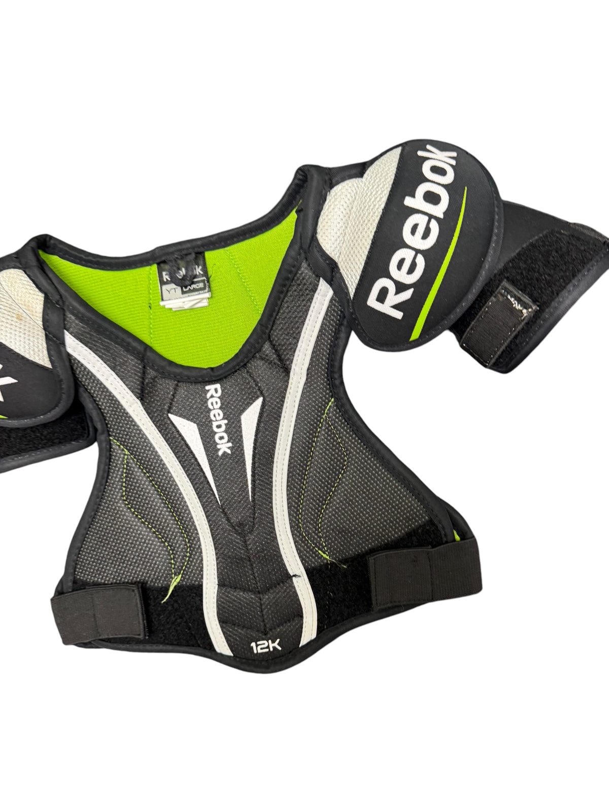 Reebok 12K Youth Ice Hockey Shoulder Pads – Large