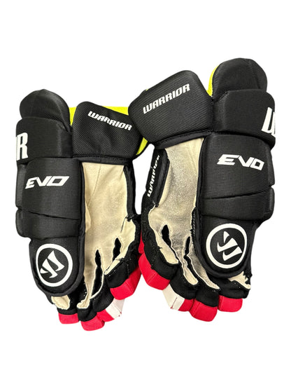 Warrior Alpha Evo Junior Ice Hockey Gloves – Black, 12”