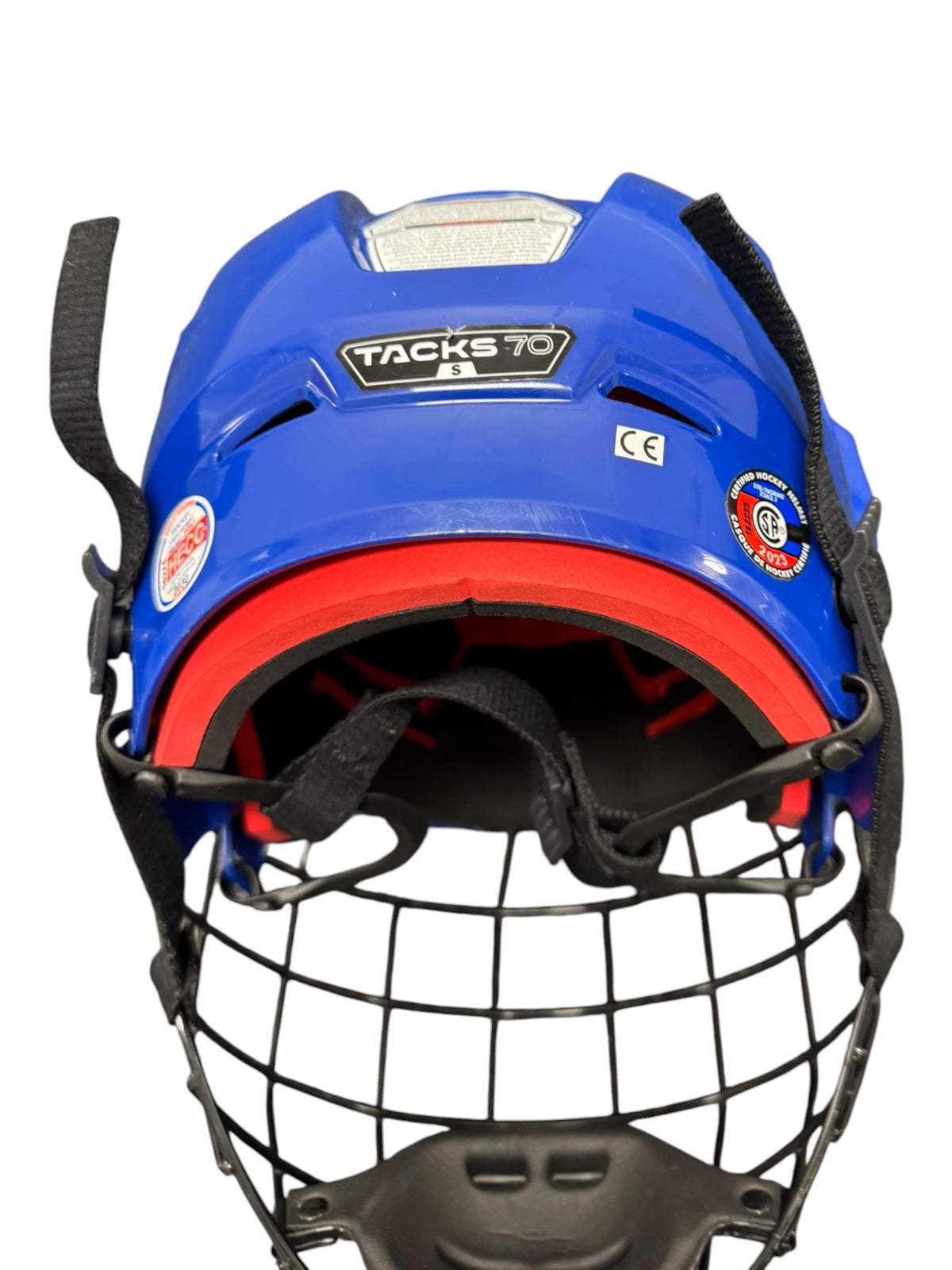 CCM Tacks 70 Senior Ice Hockey Helmet Small Blue