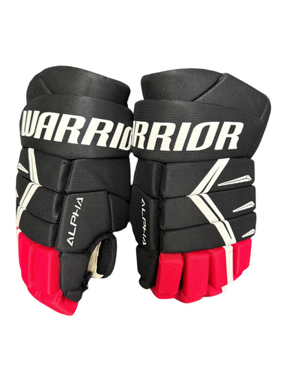 Warrior Alpha Evo Junior Ice Hockey Gloves – Black, 12”