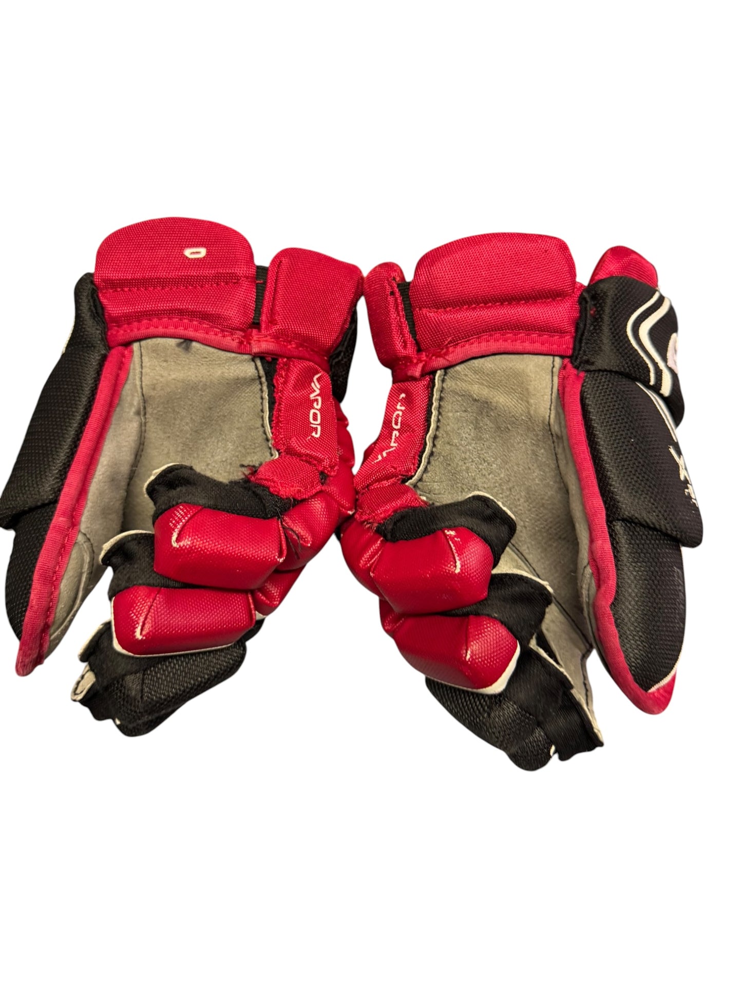 Bauer Vapor X900 Lite Junior Ice Hockey Gloves – 11” – Black/Red – Used