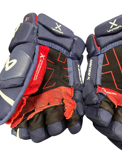 Bauer Vapor 3X Intermediate Ice Hockey Gloves – Navy, 13”