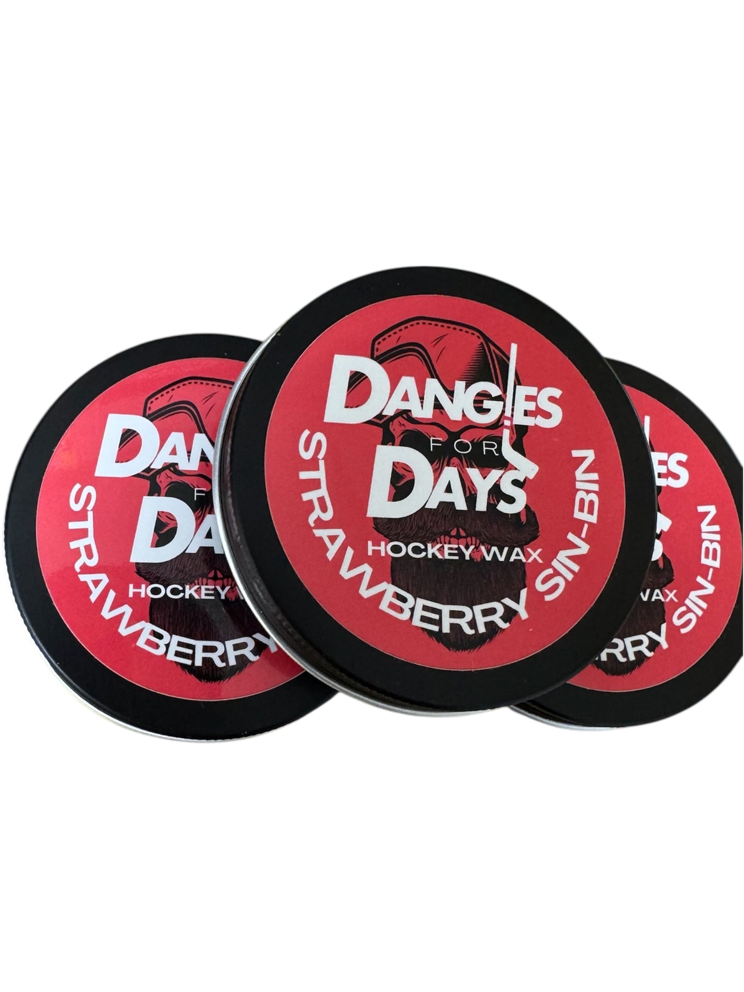 Dangles for Days Strawberry Sin-Bin Ice Hockey Wax