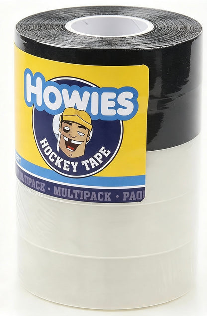 Howies Retail Pack – Clear & Black Hockey Tape