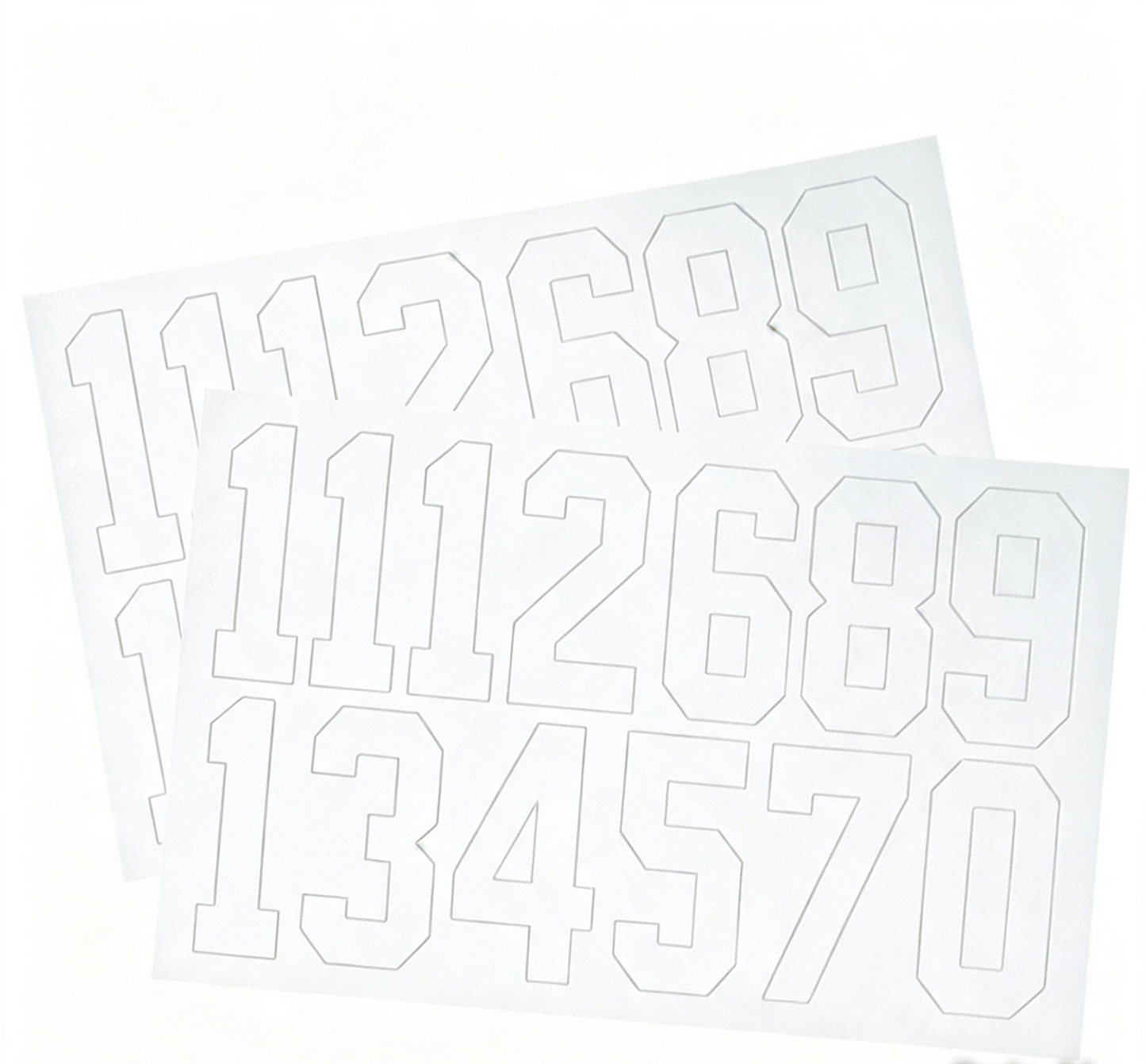 A&R Helmet Numbers Decals
