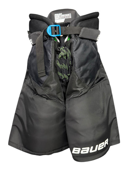Bauer X S24 Junior Ice Hockey Shorts – Large – Black/Blue – Used