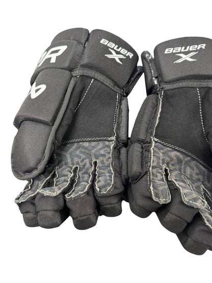 Bauer X S24 Senior Ice Hockey Gloves – 14” – Black – Used