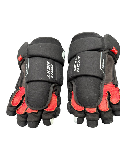CCM Next Intermediate Ice Hockey Gloves 13 Inch Black/Red