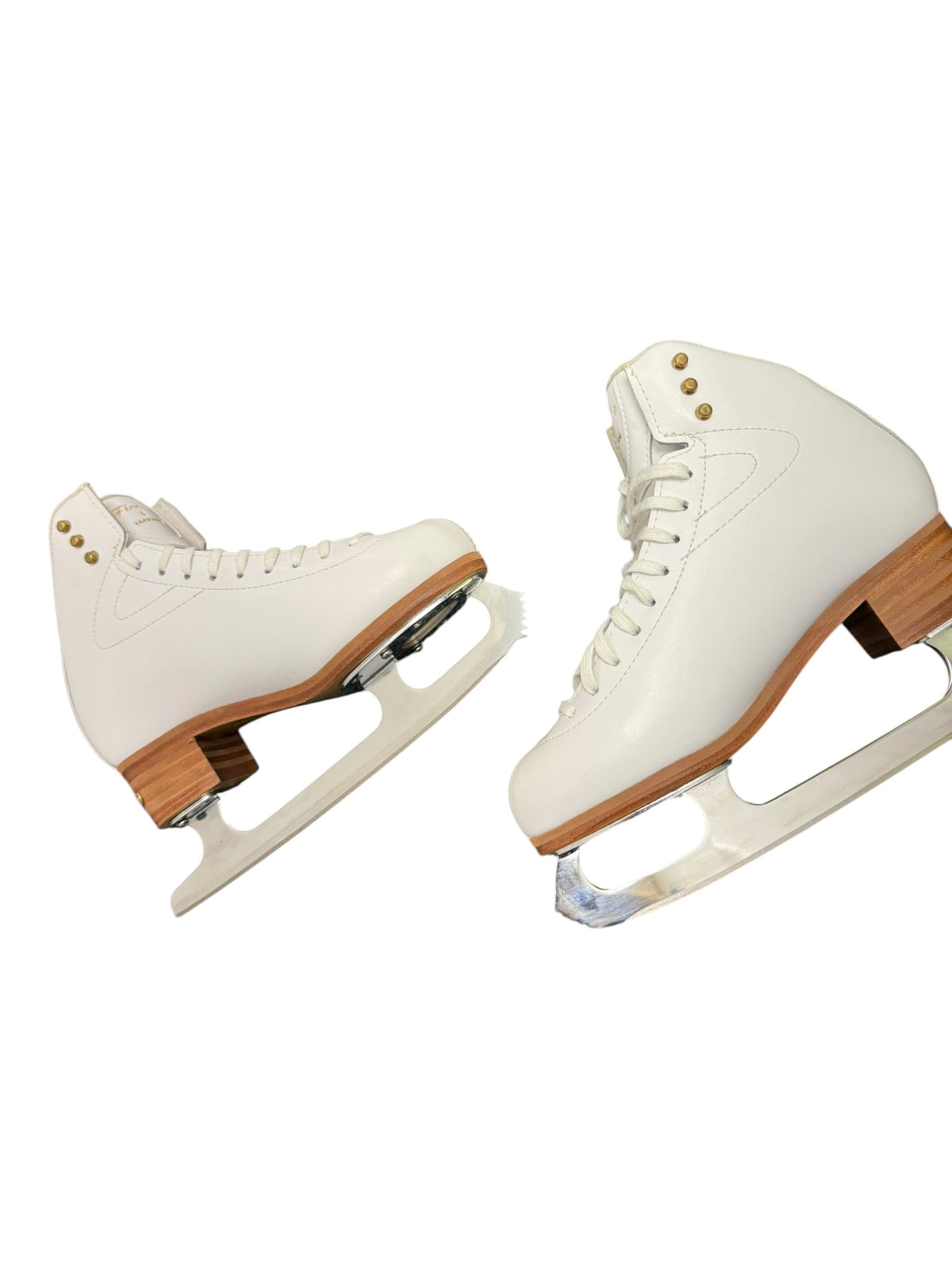 Jackson Finesse Figure Ice Skates – White, Size 7.5