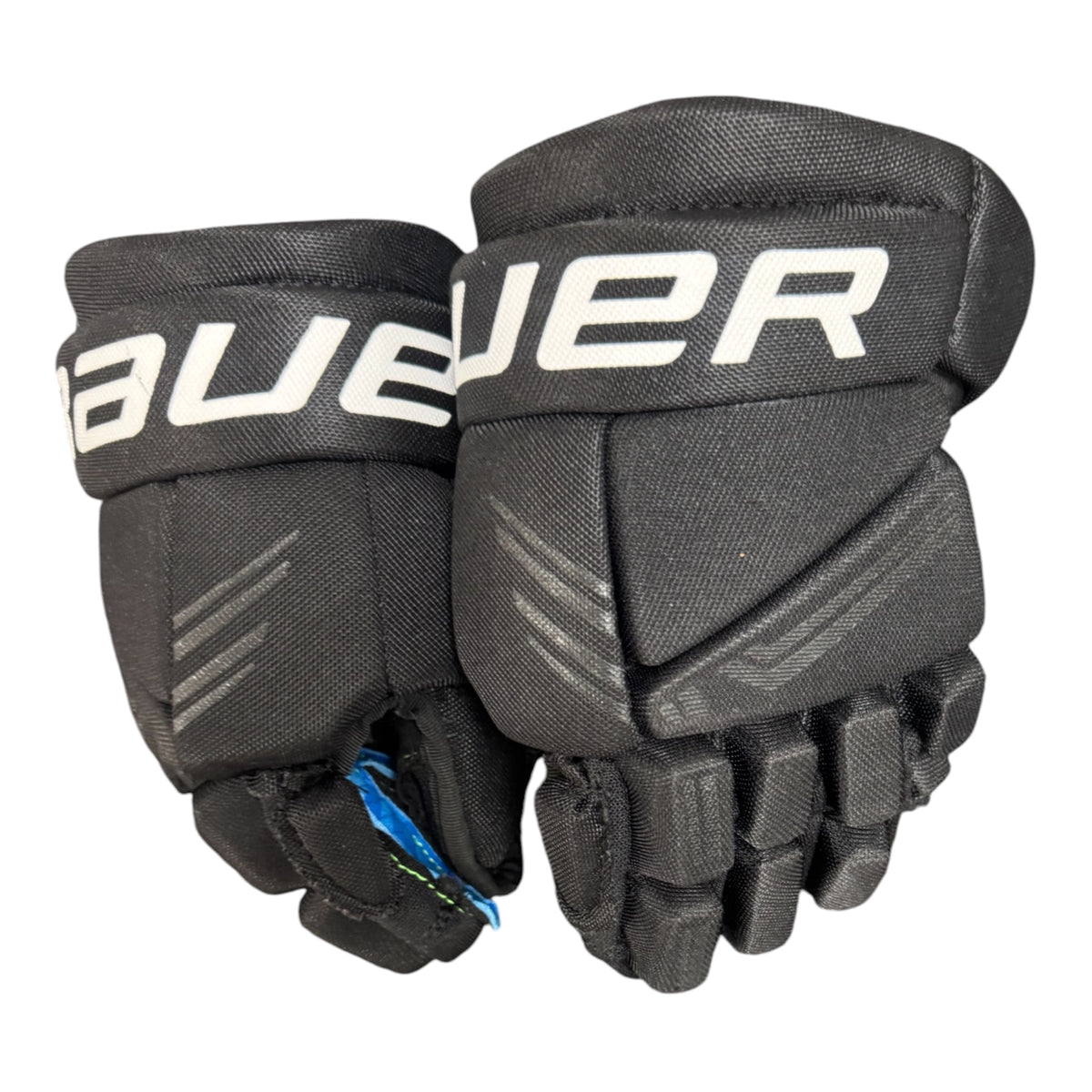 Bauer X S24 Youth Ice Hockey Gloves – 8” – Black/Blue